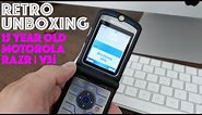 Motorola RAZR V3i Unboxing 2020 | Still One Of The Sexiest Mobiles | Set-Up | Gaming | Ringtones