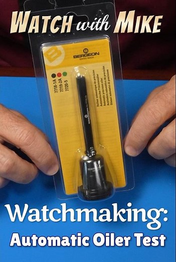#watchmaking ⌚️ Automatic Oiler TEST