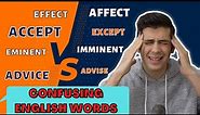 English Vocabulary (Confusing Words)!
