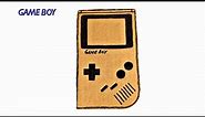 Easy!! How To Make Game Boy With Cardboard Diy Cardboard Toy Craft