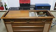 1962 Imperial Micromatic Magnavox Console Phonograph and Stereo vacuum tube radio model 1ST681