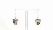 SHOP LC Spiny Mix Silver Turquoise Earrings Southwest