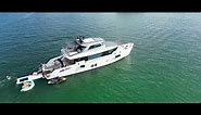 San Lorenzo SX88 Yacht with stunning panoramic ocean views of Miami