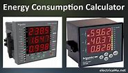 Energy Consumption Calculator & Power Consumption Calculations | Electrical4u