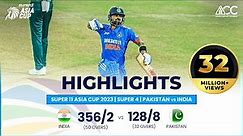 Super11 Asia Cup 2023 | Super 4 | Pakistan vs India | Full Match Highlights
