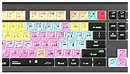 Logickeyboard Backlit 'Astra2' Designed for Avid Pro Tools on Mac • Illuminated Keys in 5 Levels • Built-in USB 3.0 Hub • Compatible to MacOS