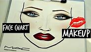 MAC Face Chart Makeup Tutorial | HOW TO (UPDATED)