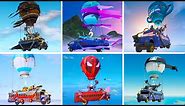 Evolution of All Fortnite Battle Buses (Chapter 1 - Chapter 3)