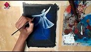 How to Paint Sufi | Complete Demonstration Acrylic & Oils | Lesson 8 | Sufi Art| Sufism Painting