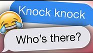 50 Absolute Funniest Knock Knock Jokes Text Messages
