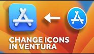 How to Change App Icons in macOS Ventura