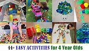 44  Fun and Easy Activities for 4 Year Olds - Happy Toddler Playtime