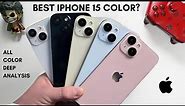 All iPhone 15 colors in depth analysis | Which one is the best?