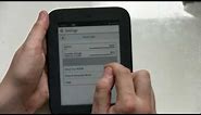 Nook Simple Touch Firmware Upgrade HowTo and Hands On