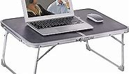 Foldable Laptop and Bed Table with Storage, Portable Mini Lap Desk for Legs, Ideal for Study, Reading, Picnic, Breakfast,and More