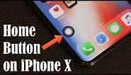 How to Enable the Secret Home Button on the iPhone X - It's there