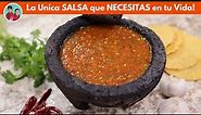 Autentica MEXICANA SALSA ROJA picante | la Unica receta que necesitas en tu vida | homemade salsa