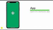 Starbucks Pay in store using App (2019)