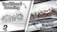 TRADITIONAL drawing or DIGITAL art? - The pros and cons | Art & Architecture