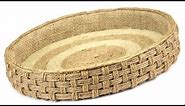 DIY Wicker Serving Tray with Jute Ropes and Cardboard | Jute Rope Tray