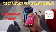 iOS 17.1 Update: Fixing Screen Burn-In & More! | iPhone 15, 13 Pro, 12 Pro | What You Need to Know
