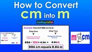 cm to m: 2 Easy Steps  — Mashup Math