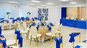 Allen wedding Royal Blue and Gold