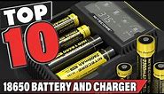 Best 18650 Battery And Charger In 2024 - Top 10 18650 Battery And Chargers Review