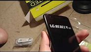 Straight Talk Wireless LG Rebel 4 Unboxing From Walmart