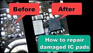iPhone 8 Plus Display Problem - IC pads damaged by a technician! 【Tutorial Micro-soldering】