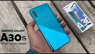 SAMSUNG GALAXY A30S PRISM CRUSH GREEN UNBOXING