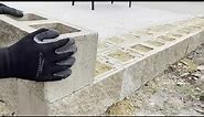 How To Build A Cinder Block Retaining Wall & Bench Seat