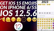How to get new emojis iPhone 6/5S | Get iOS 15 Emojis on iOS 12 | Full Tutorial | 2023