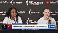 Sabrina Ionsecu and Jonquel Jones talk about preparing for the WNBA Finals