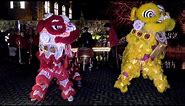 2018 Chinese New Year celebrations in Perth, Scotland, with Lion Dance & Kung Fu display
