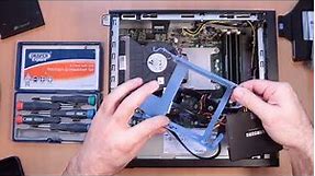 How to upgrade a Dell Optiplex 7010 SFF with a Solid State Drive