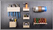 DIY Pegboard Tools Organizer - Better than French Cleats?