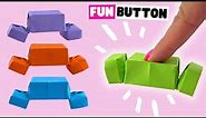 How to make origami button easy. Folding paper button toy, easy paper button tutorial.