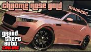 "CHROME ROSE GOLD" Modded CREW Color (HEX CODE!) | GTA ONLINE