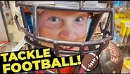 9 year old starts tackle football!