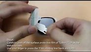 Installation video for Fitbit Versa Screen protector