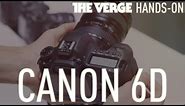 Canon 6D full frame DSLR hands-on demo