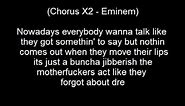 Dr. Dre - Forgot About Dre (Lyrics)
