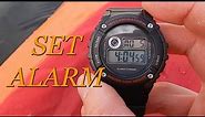 Setting Alarm on Casio Wrist Watch