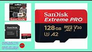 Thẻ nhớ quay phim 4K 2K Full HD tốt nhất là thẻ nhớ 128GB Sandisk Extreme Pro 200MB/s