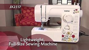 Brother JX2517 Lightweight Full-Feature Sewing Machine Overview