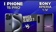 iPhone 15 Pro VS Sony Xperia 1 IV - Full Comparison ⚡Which one is Best