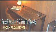 BEST BUDGET DESK?! Work from home FoxEMart 39 inch desk review