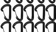 Plastic Carabiner,20 PCS Highly Practical Carabiner with a Smooth Surface That Can Be Operated with One Hand