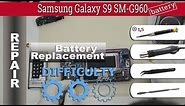 How to replace 🔧🔋 a battery in 📱 Samsung Galaxy S9 SM-G960